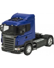 Mașinuță metalică Welly - Cap tractor Scania R470, 1:32, albastru