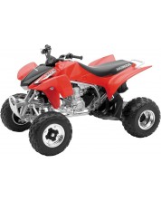 Jucărie metalică Newray - ATV Honda TRX450R, 1:12, roșie