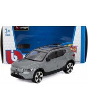 Mașină metalică Bburago - Volvo XC40 2023, 1:43, gri