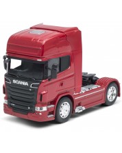 Jucărie din metal Welly -  Camion Scania R730, roșu, 1:32  -1