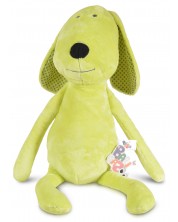 Jucărie moale de îmbrățișat  Bali Bazoo - Dog, 28 cm, verde -1