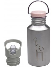 Sticlă metalică Lassig - Giraffe, 500 ml