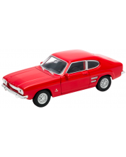 Mașină metalică Welly - 1969 Ford Capri, 1:34, roșu