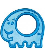 Dentitie moale pentru bebelusi Canpol - Elefant, albastru -1