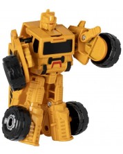 Robot metalic transformabil Raya Toys - 2 în 1 Basculantă, galben