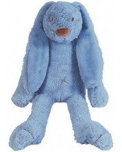 Jucarie moale Happy Horse - Iepurasul Richie, albastru inchis, 58 cm 