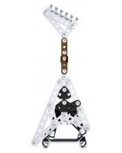 Constructor metalic MetalCraft - Mini chitară JS, albă