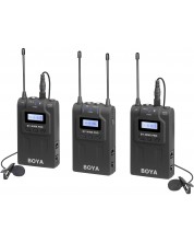 Microfoane Boya - BY-WM8 Pro-K2, wireless, gri -1