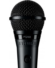 Microfon Shure - PGA58-QTR-E, negru	 -1