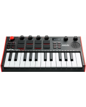 MIDI controller-sintetizator Akai Professional - MPK Mini Play MK3, negru -1