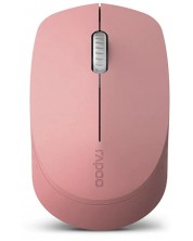 Mouse RAPOO - M100 Silențios, optic, fără fir, roz -1