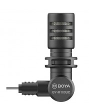 Microfon Boya -  By M100UC, negru -1