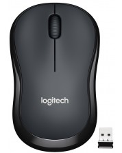Mouse Logitech - M220 Silent, wireless, negru -1