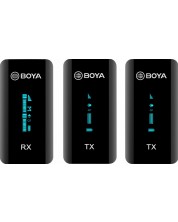 Sistem microfon wireless Boya - BY-XM6-K2, negru