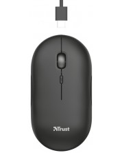 Mouse Trust - Puck, wireless, negru -1