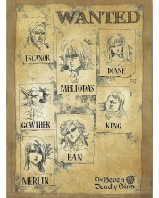 Mini poster GB eye Animation: The Seven Deadly Sins - Wanted