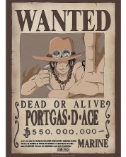 Mini poster GB eye Animation: One Piece - Ace Wanted Poster -1