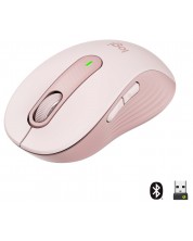 Mouse Logitech - Signature M650, optic, wireless, roz -1