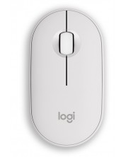 Mouse Logitech - Pebble Mouse 2 M350s, optic, fără fir, alb -1