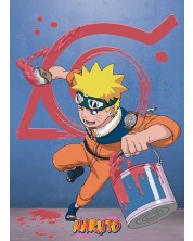 Mini poster ABYstyle Animation: Naruto - Naruto & Konoha Emblem -1