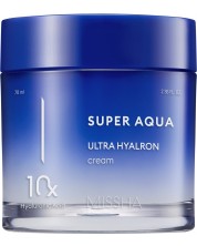 Missha Super Aqua Cremă hidratantă 10x Ultra Hyalron, 70 ml
