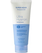 Missha Super Aqua Spumă de curățare 10x Ultra Hyalron, 200 ml