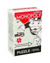 Mini puzzle de 50 de piese - monopoly