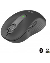 Mouse Logitech - Signature M650, optic, wireless, negru -1