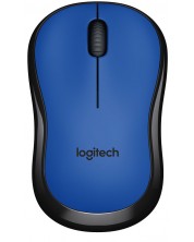 Mouse Logitech - M220 Silent, wireless, albastru -1