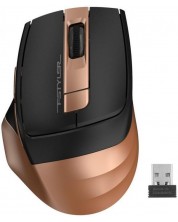 Mouse Fstyler FG35, optic, wireless, negru/maro -1