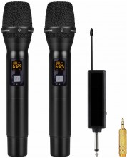 Microfoane Diva - SP18s, wireless, 2 buc, negre