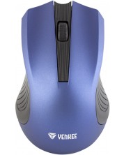 Mouse Yenkee - 2015BE, optic, fără fir, albastru -1