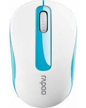 Mouse RAPOO - M10 Plus, optic, wireless, alb/albastru -1