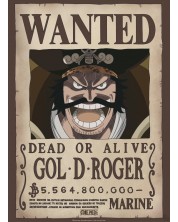 Mini poster GB eye Animation: One Piece - Gol D. Roger Wanted Poster -1