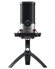 Microfon Cherry - UM 6.0 Advanced, argintiu/negru -1