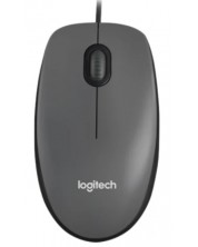 Mouse Logitech - M100, optic, negru -1