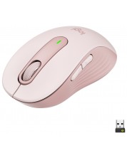Mouse Logitech - Signature M650 L, optic, wireless, roz -1