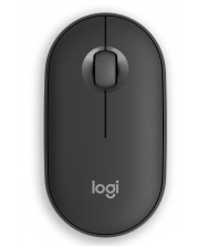 Mouse Logitech - Pebble Mouse 2 M350s, optic, fără fir, grafit -1