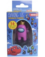 Mini figurină P.M.I. Games: Among Us - Crewmate, 3D Stampers (Series 2), sortiment -1