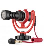 Microfon Rode - VideoMicro, negru/roșu
