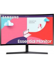 Monitor Samsung - Essential S3 S36C 27C366, 27'', FHD, VA, Curved, negru -1
