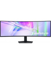 Monitor Samsung - ViewFinity S9 49C950, 49'', DQHD, 120Hz, 4ms, VA, USB hub, negru 