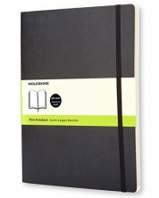 Agenda cu coperti moi Moleskine Classic Notebook XL – Neagra, pagini albe