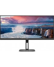 Monitor AOC - U34V5C/BK, 34'', UWQHD, VA, Anti-Glare, USB hub, negru  -1