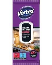 Șervețele umede pentru curățarea bucătăriei Vortex - 48 de bucăți