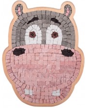 Mozaic Neptune Mosaic - Față de hipopotam -1