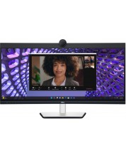 Monitor Dell - P3424WEB, 34'', WQHD, IPS, Anti-Glare, USB Hub, Curved