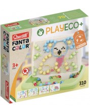Mozaic Quercetti Play Eco - Fantacolor, 310 de piese -1