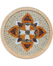 Mozaic Neptune Mosaic - Medalion, cu o floare de portocal