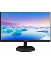 Monitor Philips 243V7QJABF - 23.6" Wide TN, LED, 1 ms, 1920x1080, FullHD - negru -1